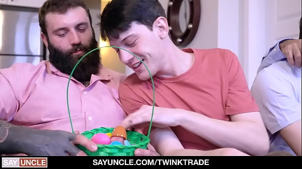 Shy Stepsons Edward Terrant And Jake Nobello Enjoy Their Stepdads Easter Eggs